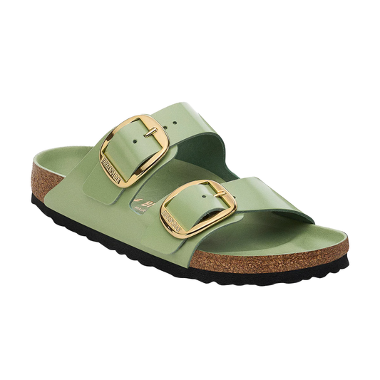 Arizona Big Buckle Hochglanz Grüner Tee Naturleder Lack