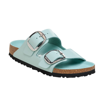 Arizona Big Buckle High Shine Surf Green Naturleder Lack