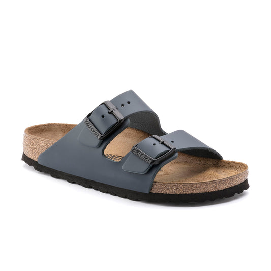 Glattes Leder in Arizona-Blau