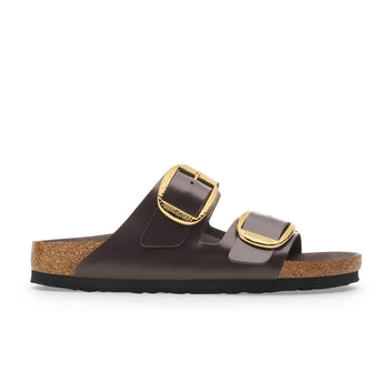 Arizona Hammered Big Buckle Hochglanz Espresso Naturleder Lack