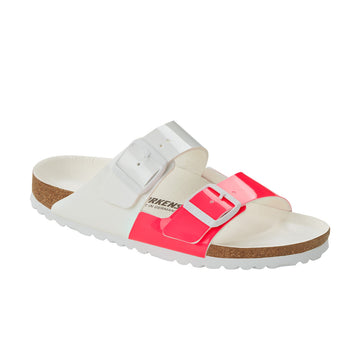 Arizona Vegan Split Neon Pink/Weiß Birko-Flor Lack