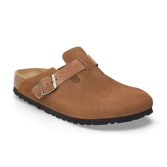 Boston Corduroy Dark Tea Geprägtes Wildleder