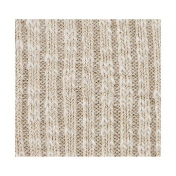Baumwolle Slub Beige Weiß