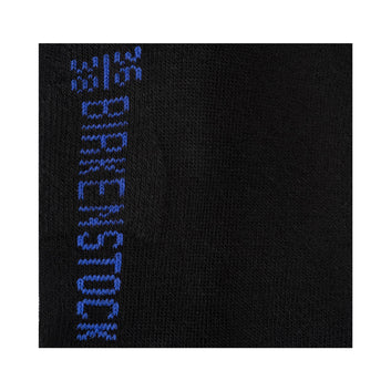 Sneakersocken mit Baumwollsohle für Damen, Schwarz, 2er-Pack