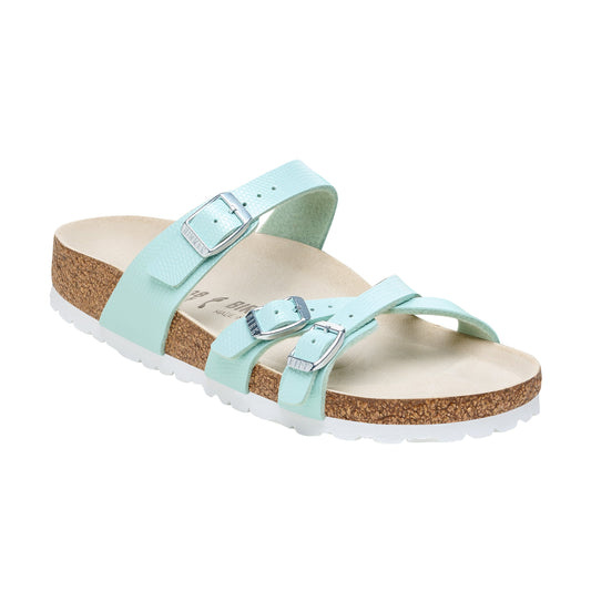 Franca Shiny Surf Green Geprägtes Birko-Flor