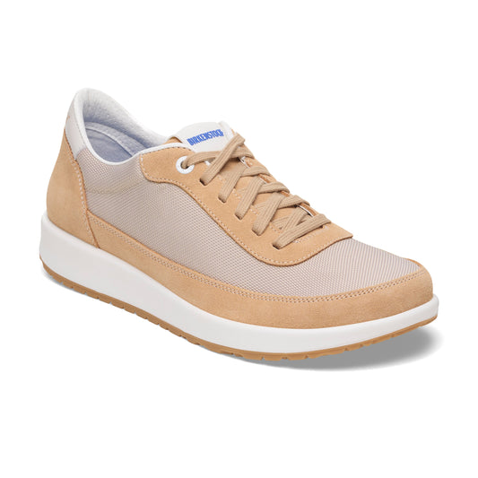 Honnef City New Beige/Eierschalenfarbenes Nylongewebe/Wildleder