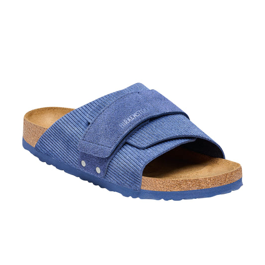 Kyoto Cord Indigo Geprägtes Wildleder