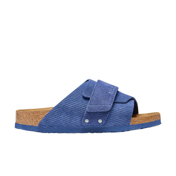 Kyoto Cord Indigo Geprägtes Wildleder
