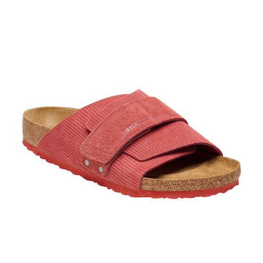Kyoto Cord Sienna Rot Geprägtes Wildleder