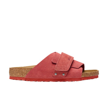 Kyoto Cord Sienna Rot Geprägtes Wildleder