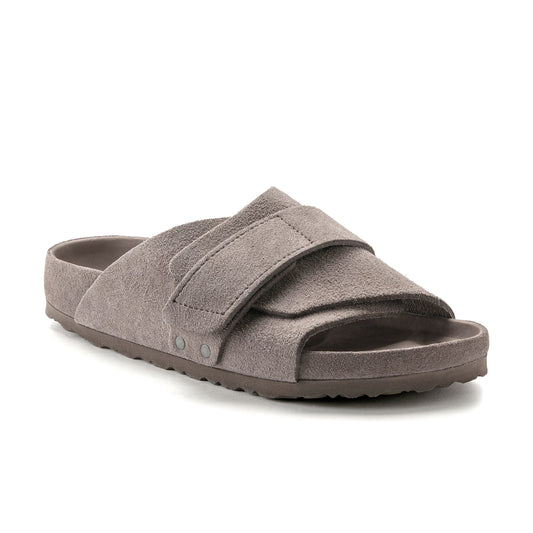 Kyoto Exquisites Grau Taupe Wildleder