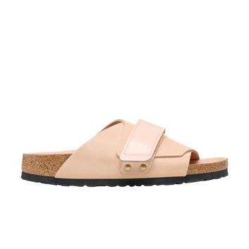 Kyoto Hochglanz Nubukleder in neuem Beige