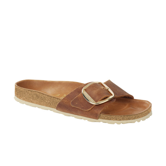 Madrid Big Buckle Cognac Geöltes Leder