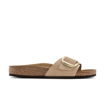 Madrid Big Buckle Sandcastle Nubukleder