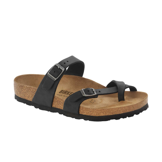 Mayari Schwarzes geöltes Leder