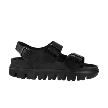Milano Chunky Exquisites schwarzes Glattleder