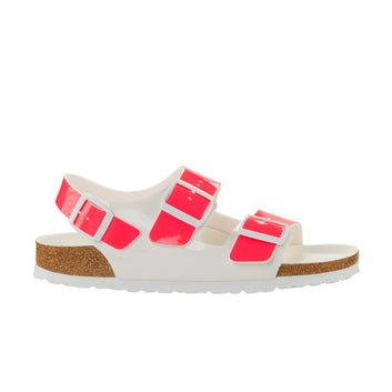 Milano Vegan Neon Pink/Weiß Birko-Flor Patent
