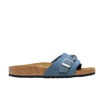 Oita Geflochtenes elementares blaues Wildleder