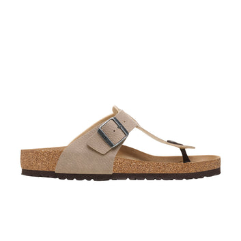 Safaga Desert Dust Vegan Espresso/Grau Taupe Synthetik Soft Birki