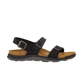 Sonora Cross Town Arctic Black Waxy Leder