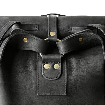 Zürich Tasche Schwarzes Leder